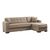 Γωνιακός καναπές-κρεβάτι με αποθηκευτικό χώρο Kansos pakoworld μπεζ ύφασμα 235x150x80εκ - ΚΑΝΑΠΕΔΕΣ-ΣΑΛΟΝΙΑ στο Milonadakis.gr